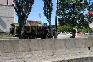 Фото: в Крим прибула військова колона з передовими комплексами РЕБ