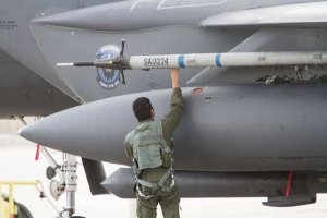 Винищувачі F-15SG Strike Eagles ВВС Сінгапуру під час навчань у Тусоні