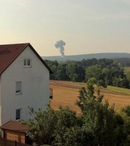 У Німеччині розбився американський винищувач F-16