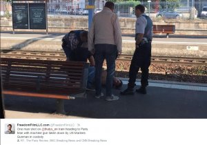 Американські військові перешкодили злочинцеві відрити вогонь по пасажирах у французькому поїзді