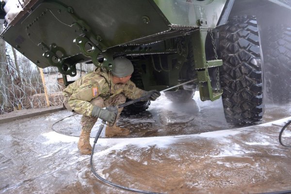 Третій батальйон 6-го бронетанкового полку Армії США в Литві, грудень 2015