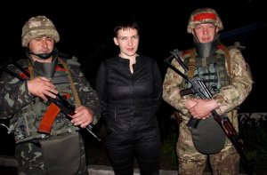Надія Савченко відвідала зона проведення антитерористичної операції на Донбасі