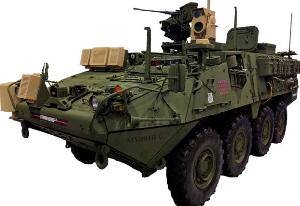 Армія США перевіряє лазерне зброю, встановлене на Stryker