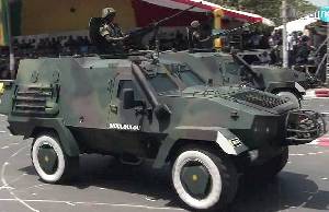 Збройні сили Сенегалу продемонстрували бронетранспортер Oncilla 4x4 і РСЗВ Бастіон 1