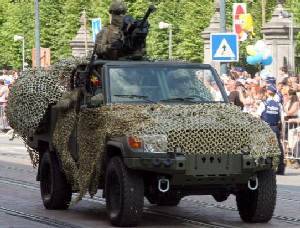 Бельгія на параді представила машину Fox RRV